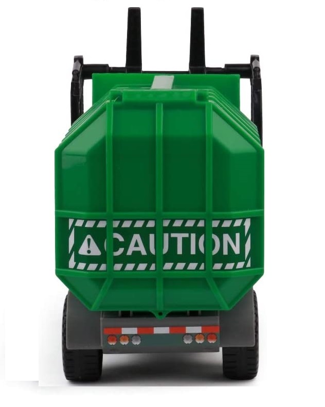 Camión de Juguete de Basura motorizado,  Mighty Fleet, Color Verde