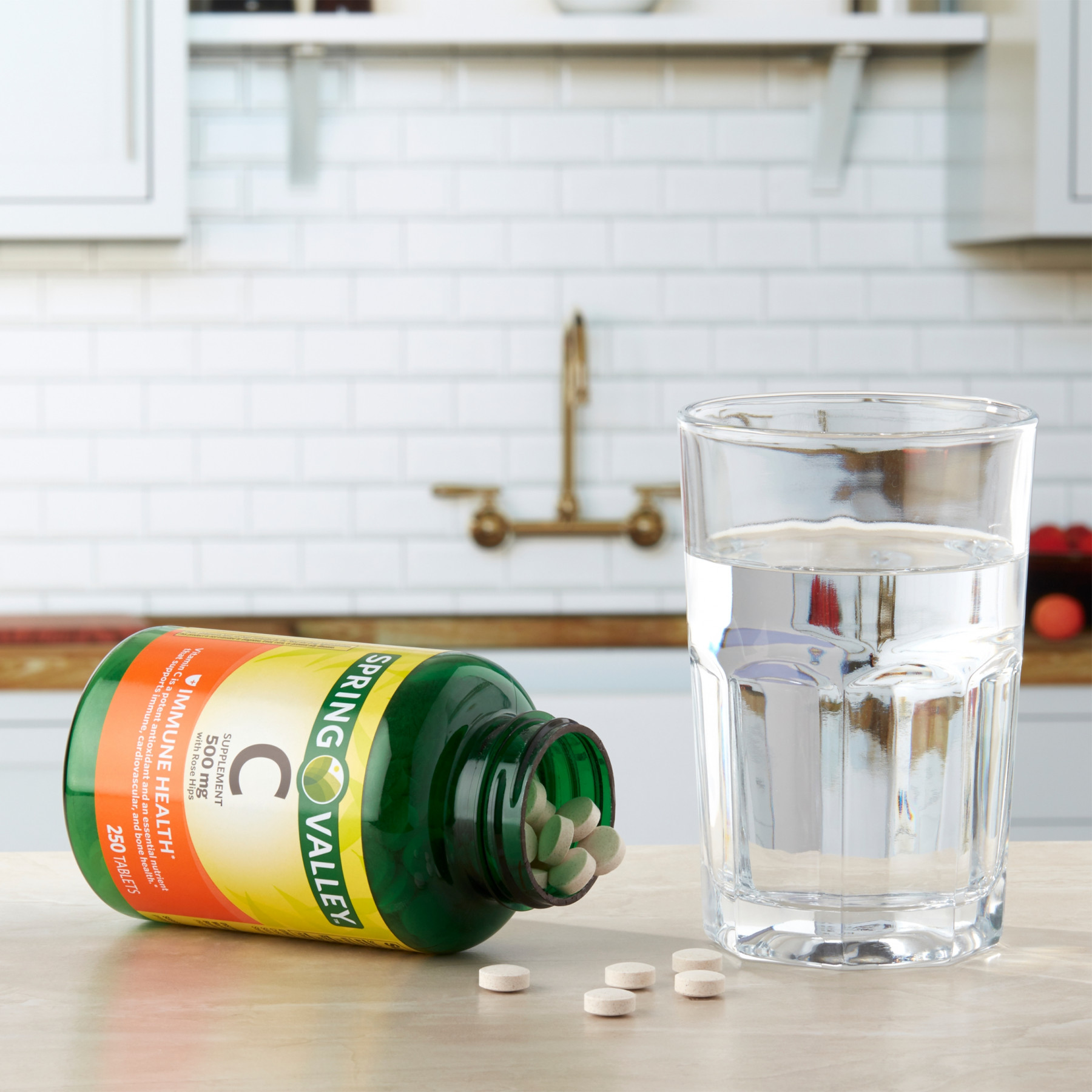 VITAMINA C SPRING VALLEY 500 MG