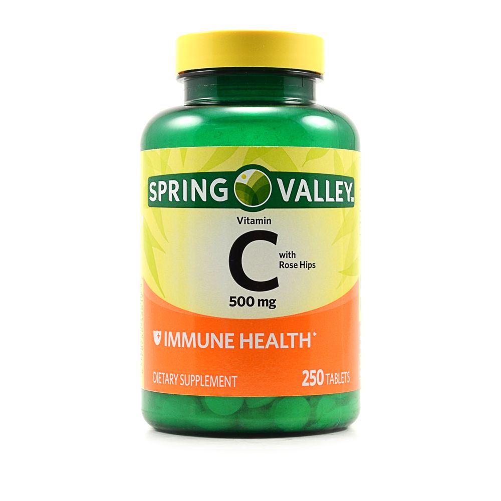 VITAMINA C SPRING VALLEY 500 MG