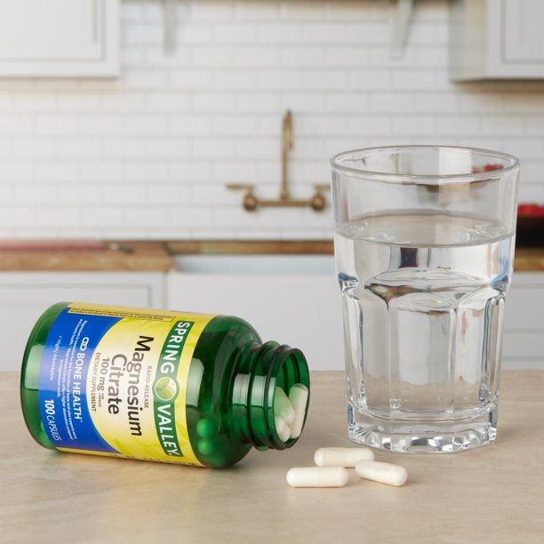 CITRATO DE MAGNESIO SPRING VALLEY 100 MG