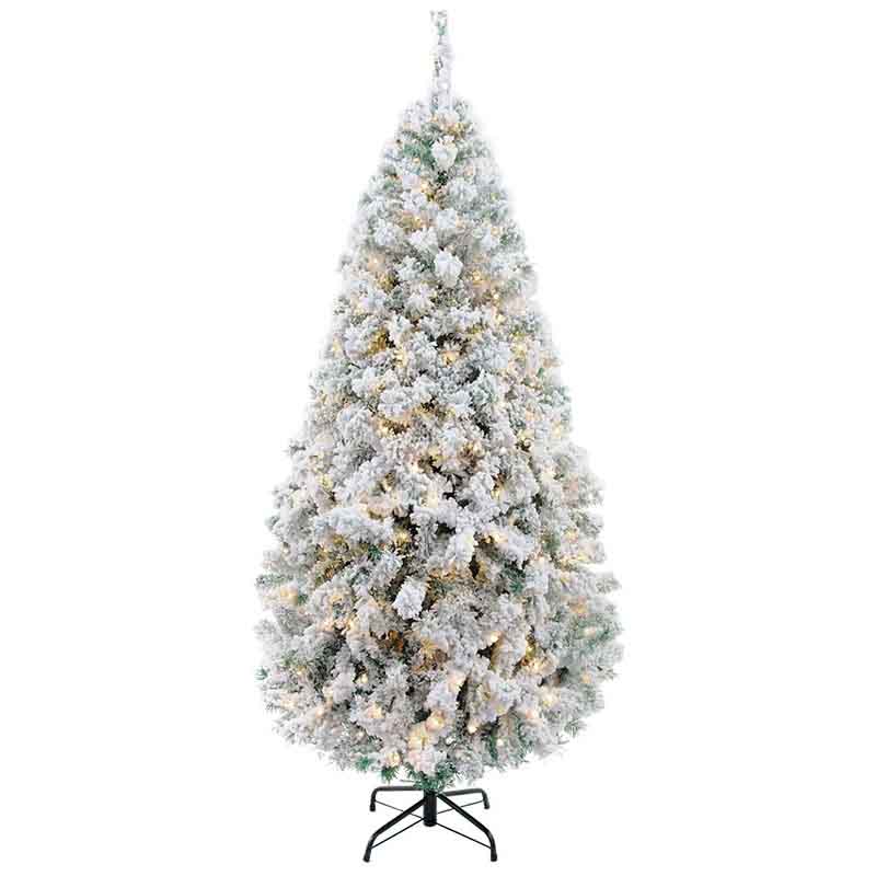Arbol de Navidad Artificial Nevado con luces LED integradas Alto 1.90 m Toronto Kyuden Home