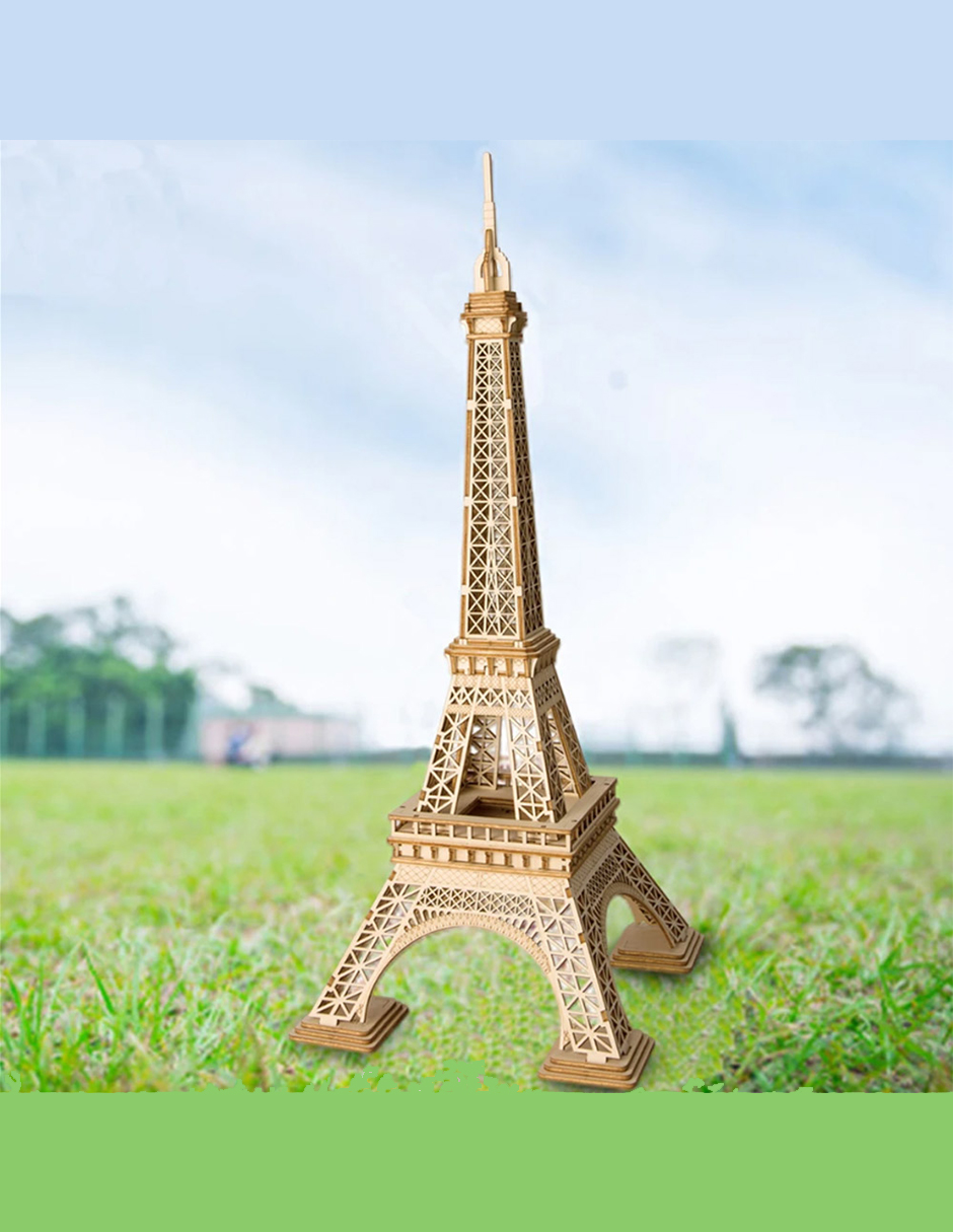 Rompecabezas 3D Torre Eiffel Madera ROBOTIME.
