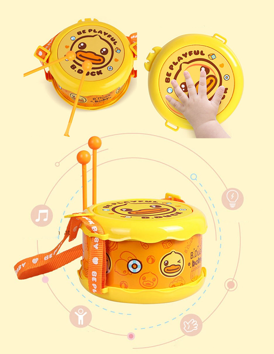 Juguete Tambor Para Bebe B duck amarillo 