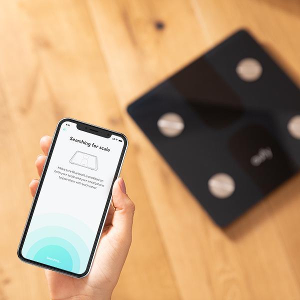 Báscula Inteligente Anker C1 Bluetooth Apple Health Google Fit Fitbit - Negra