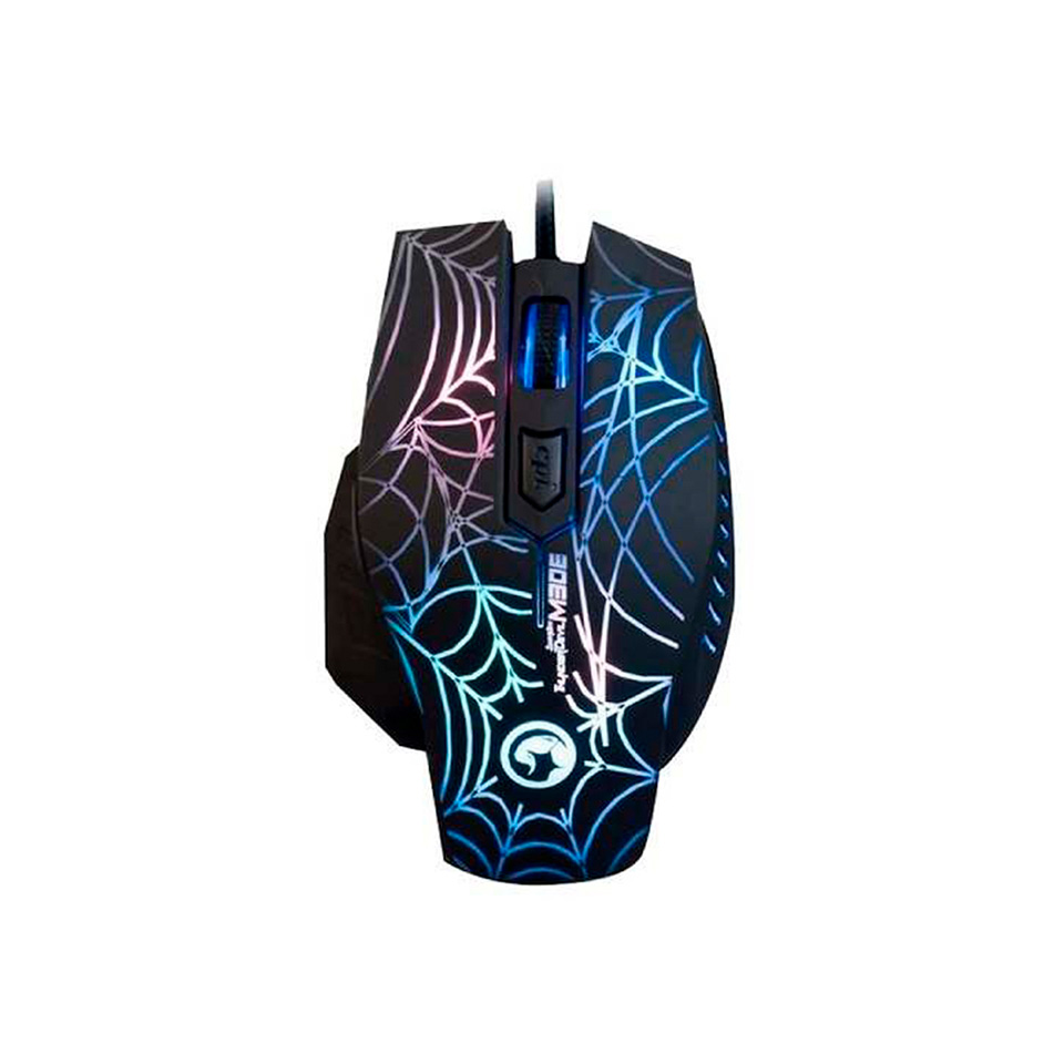 Mouse Gamer Óptico Marvo M306 USB 2400 DPI 6 Botones luz RGB