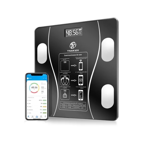 Báscula Electrónica Bluetooth Inteligente De Baño