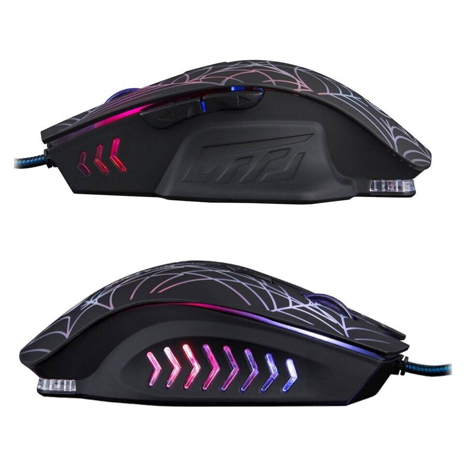 Mouse Gamer Óptico Marvo M306 USB 2400 DPI 6 Botones luz RGB