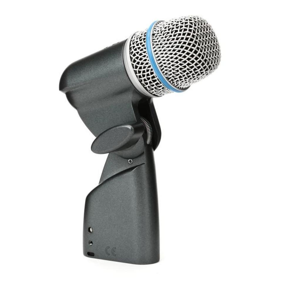 Shure BETA 56A Micrófono Dinámico para Batería o Percusión-Gris