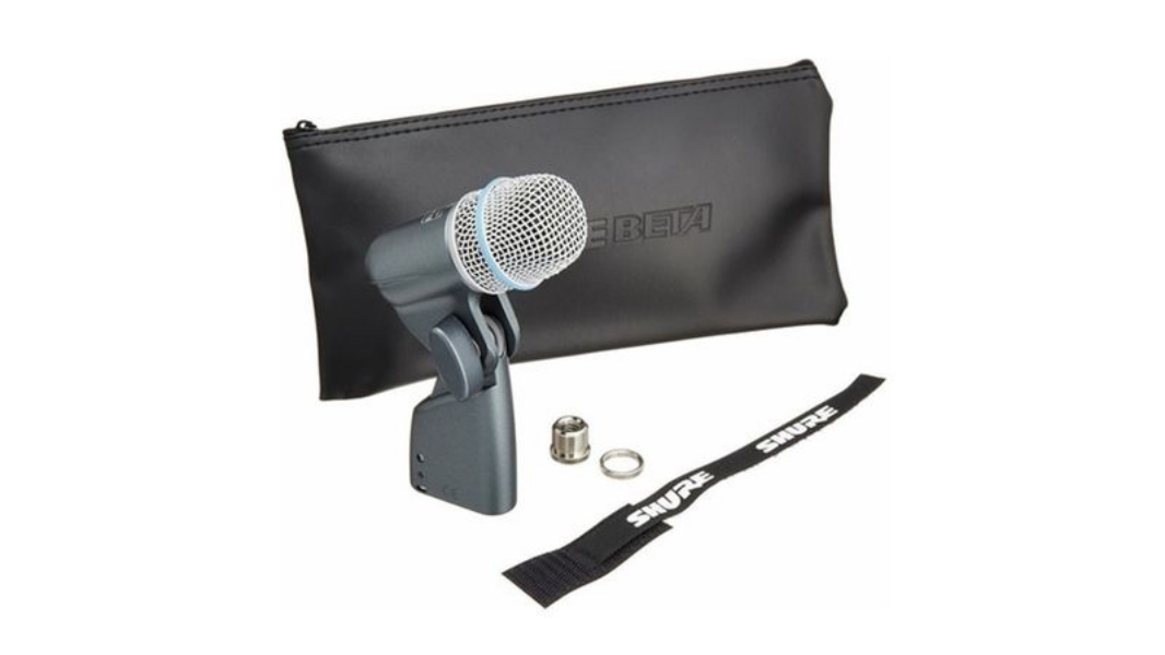 Shure BETA 56A Micrófono Dinámico para Batería o Percusión-Gris