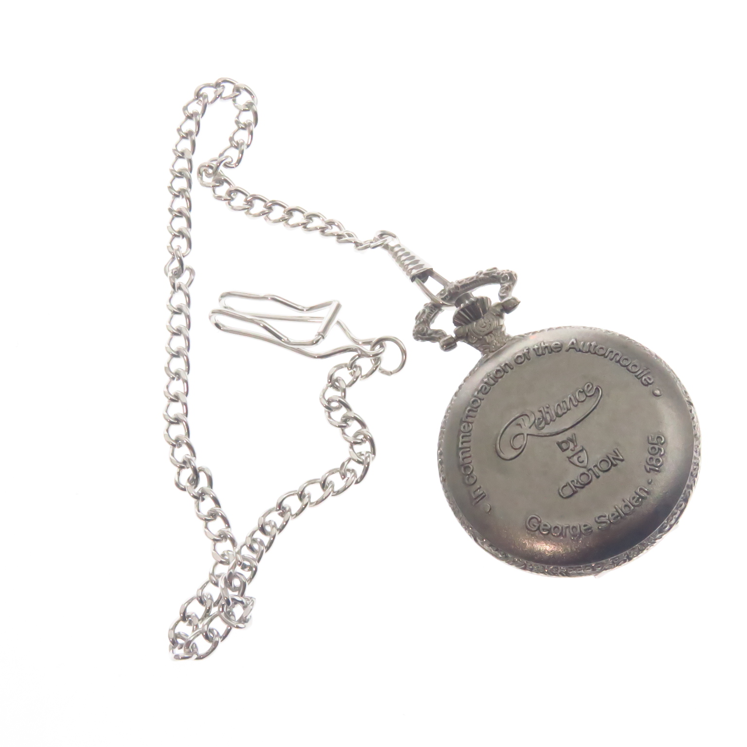 I1700 Croton Reliance Reloj De Bolsillo Tapa Coche Antiguo