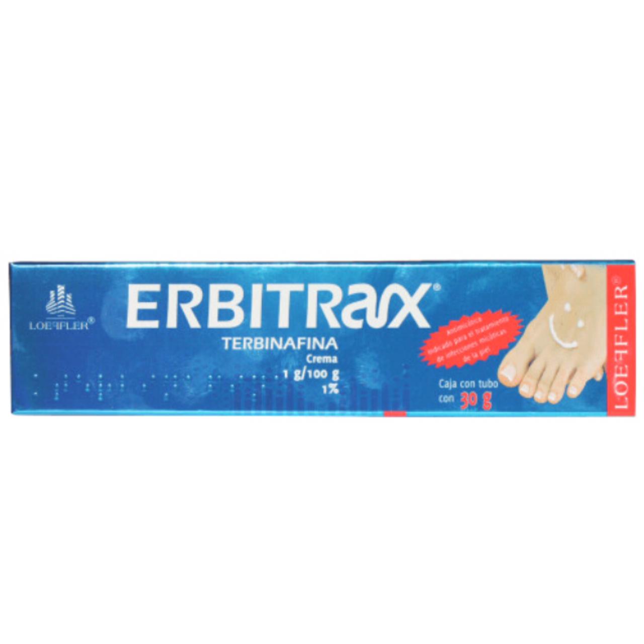 Erbirtrax, Terbinafina Crema 1g/100g Tubo con 15g