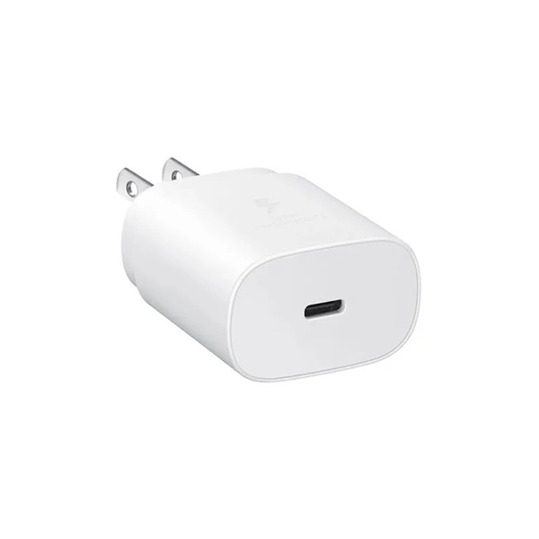 Cargador Tipo C 25w Cubo Y Cable De Carga Rápida Samsung Blanco