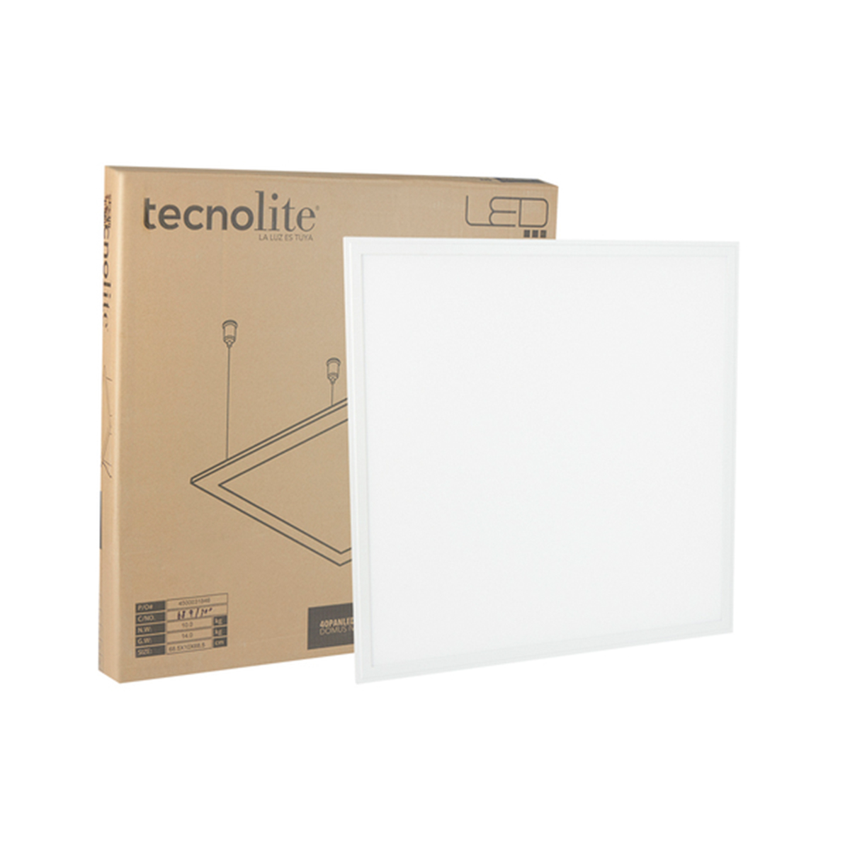 Luminaria LED Cuadrada Compacta Tecnolite 40w 6500k