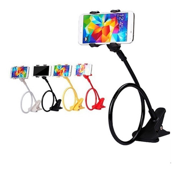 Soporte De Pinza Base Flexible Para Teléfono Celular De Colores 