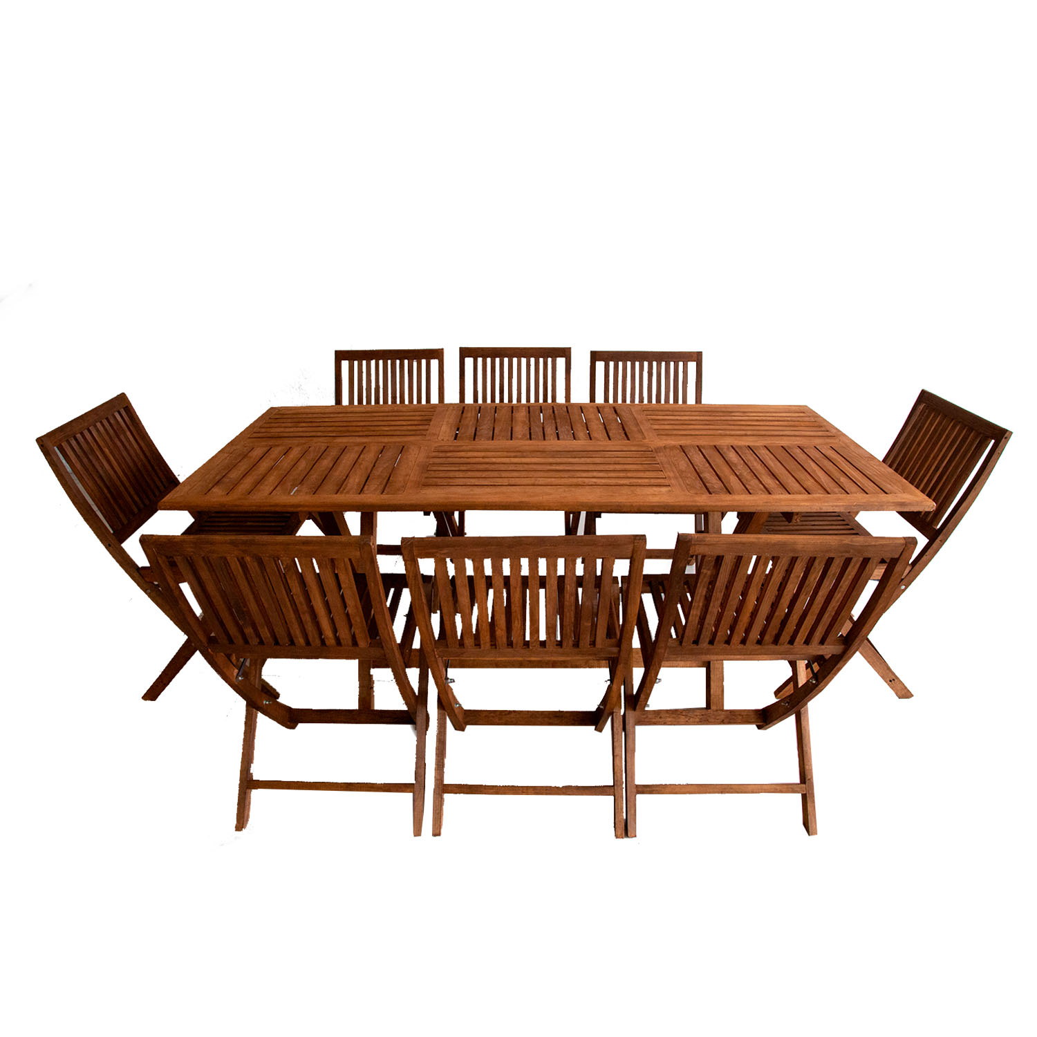 Comedor Rectangular Modelo Jardín 8 personas 100x180 . Rústico Tratable . Leer Descripción