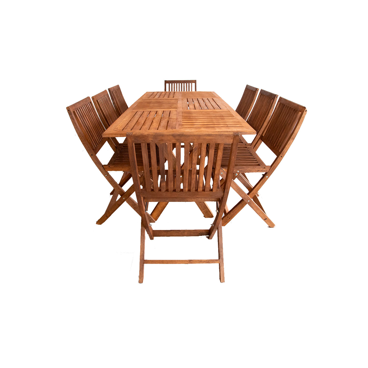 Comedor Rectangular Modelo Jardín 8 personas 100x180 . Rústico Tratable . Leer Descripción