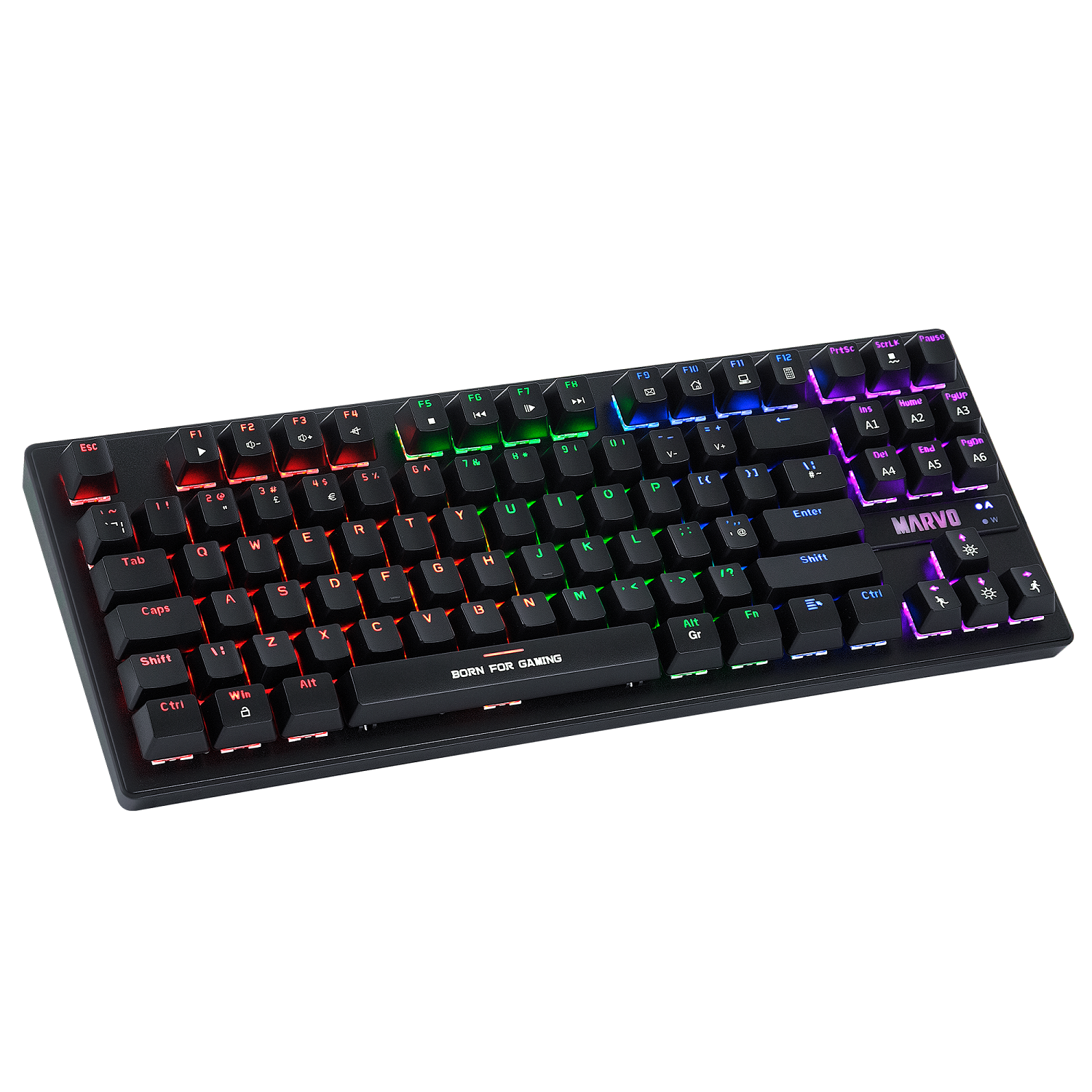 Teclado Gamer Mecanico compacto MARVO KG901 SP Español Luz
