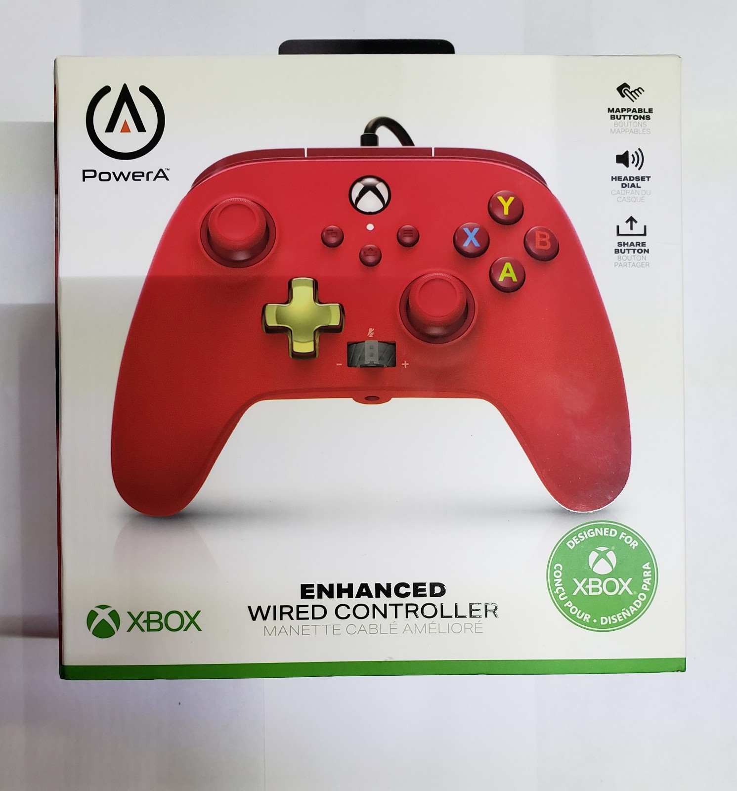 Control Alambrico Power A Para Xbox One Series X|s Red Nuevo : Bsg