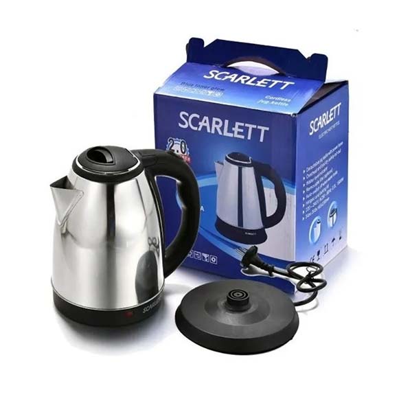TETERA CAFETERA ELECTRICA SCARLETT 2 LITROS INOXIDABLE SC-20