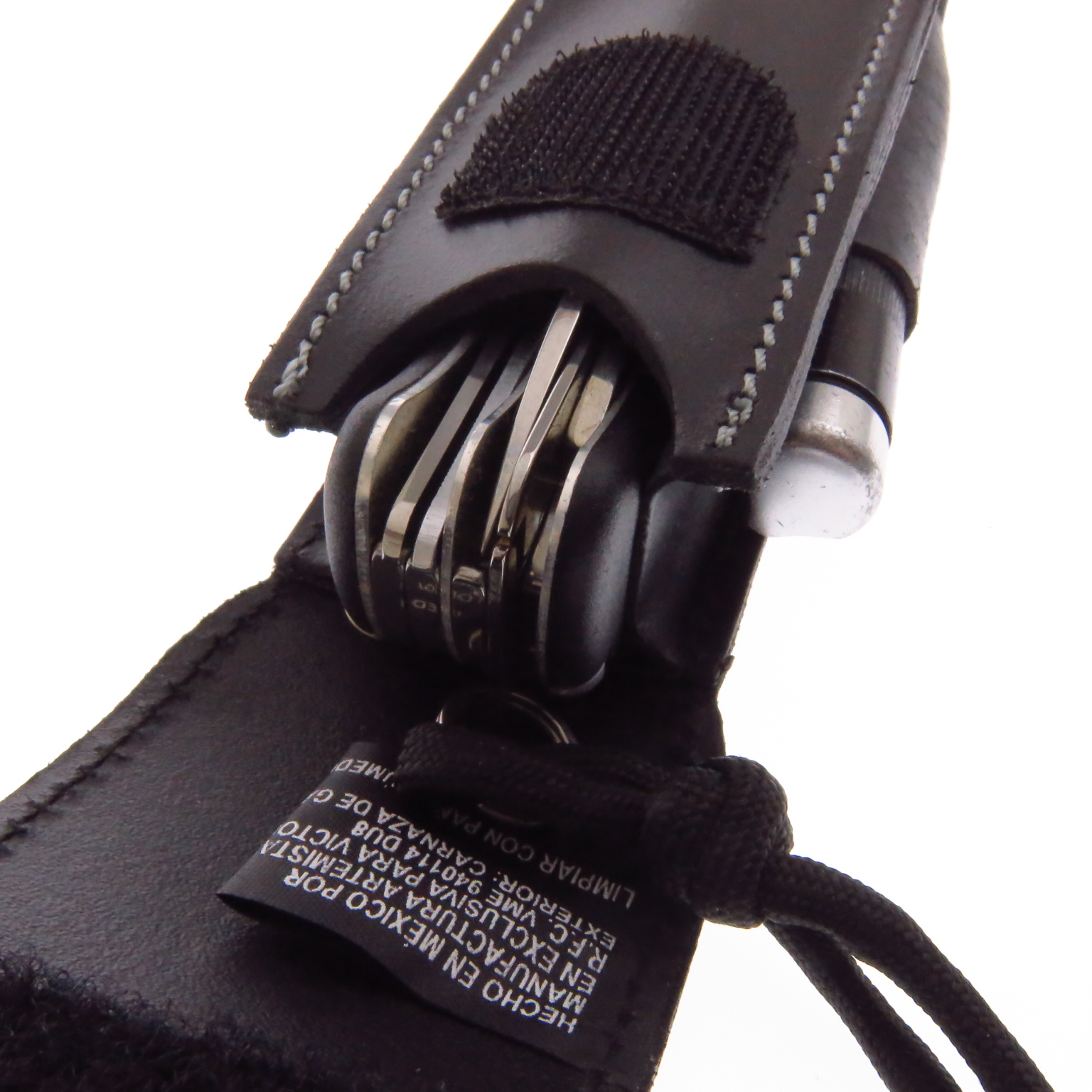 Vn500751 Victorinox Funda Piel Negra Navaja 11 Mm 2-4 Capas