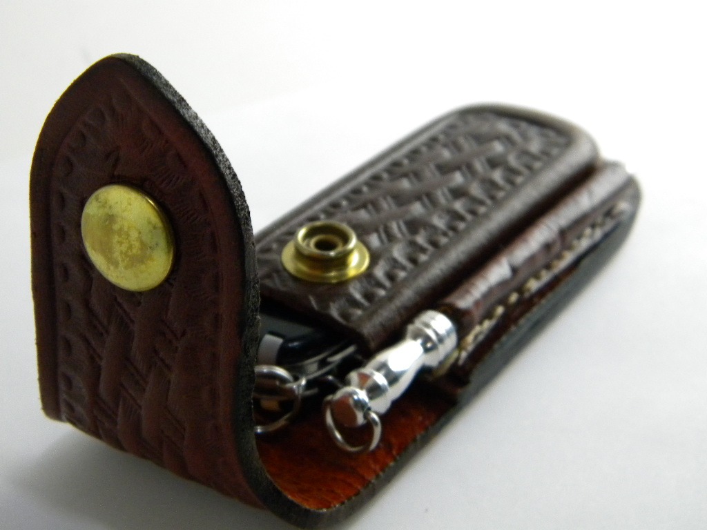 Vn4109914 Victorinox Funda Mediana Café De Piel Con Chaira