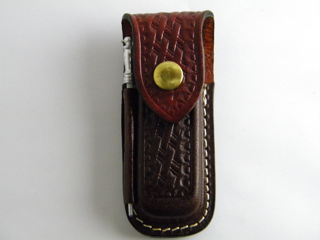 Vn4109914 Victorinox Funda Mediana Café De Piel Con Chaira