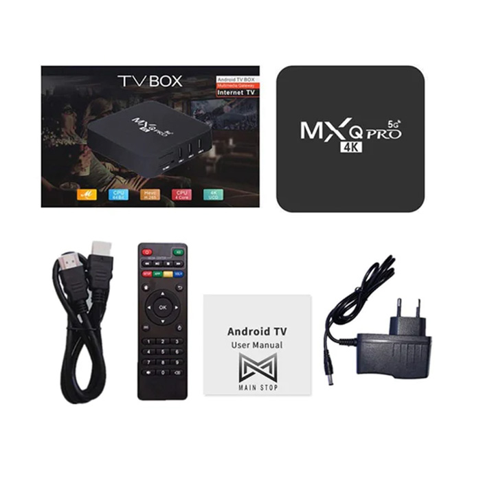 Smart TV Box MXQ PRO 256 GB  16 GB RAM Android  WIFI CONVERTIDOR A SMART TV