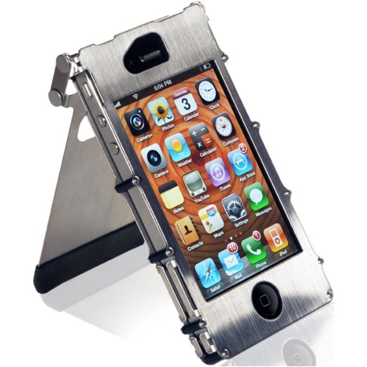 Crinox5Sx Crkt Inox Case 360 Funda Iphone 5 De Acero Inox
