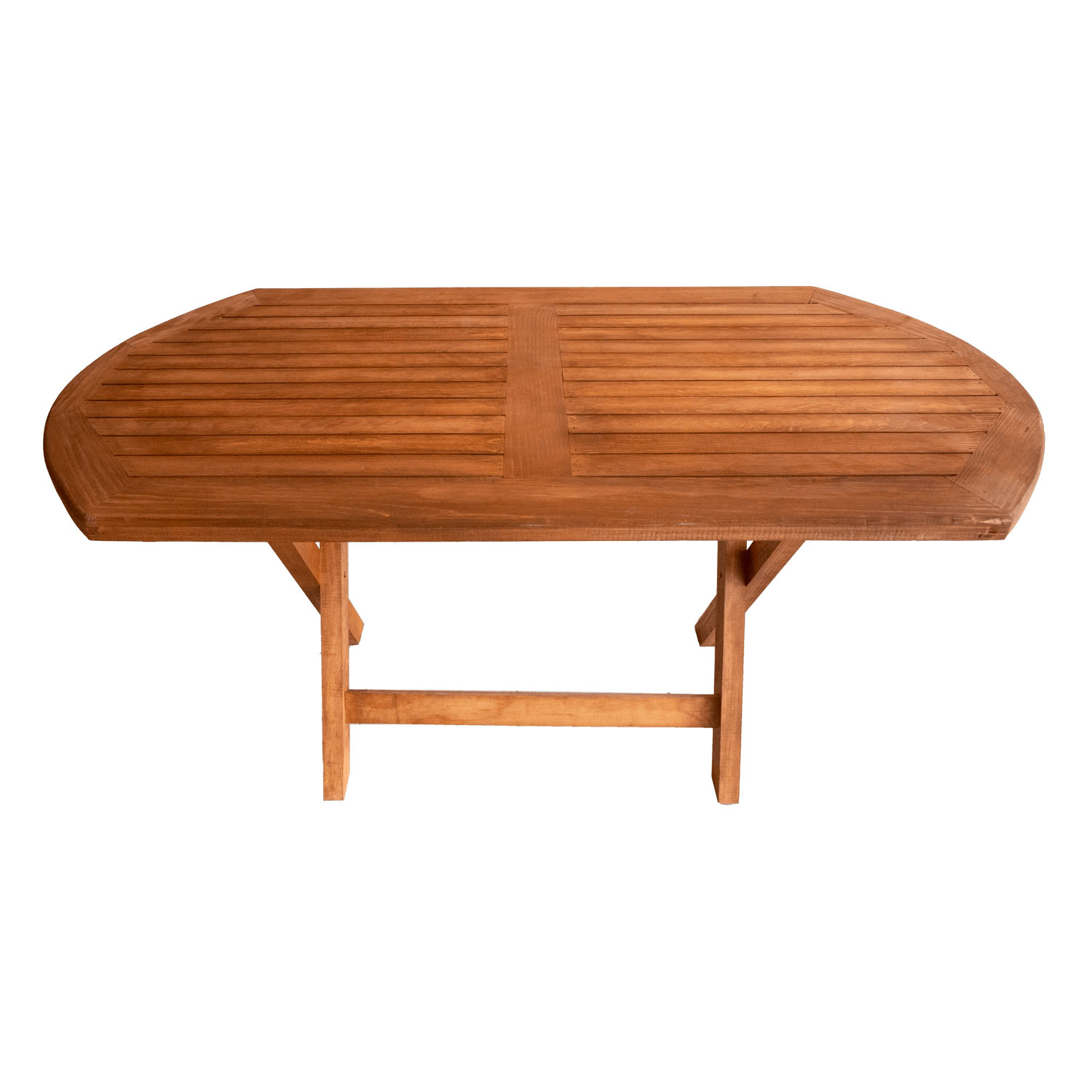 Mesa Ovalada Modelo Jardín, 150x80 . Rústico Tratable . Leer Descripción