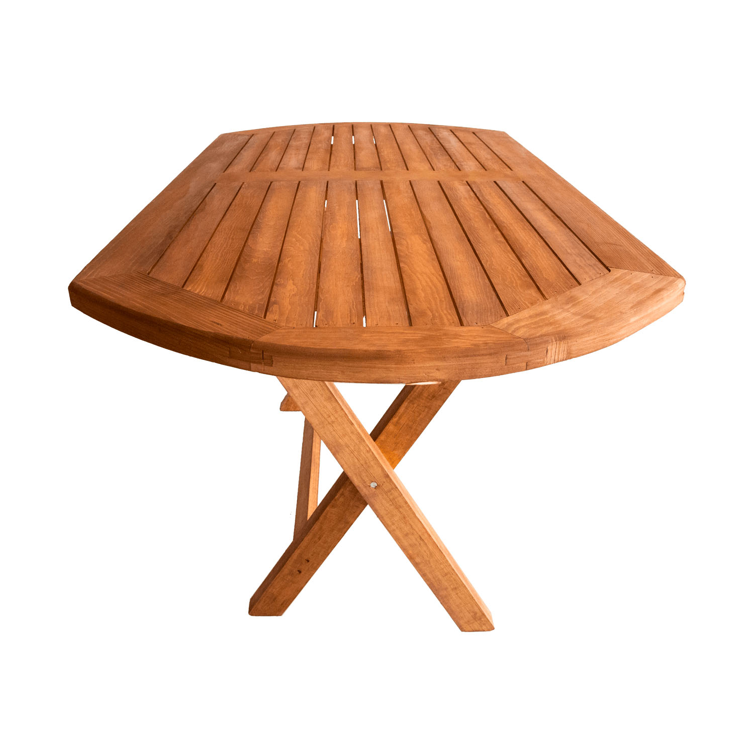 Mesa Ovalada Modelo Jardín, 150x80 . Rústico Tratable . Leer Descripción