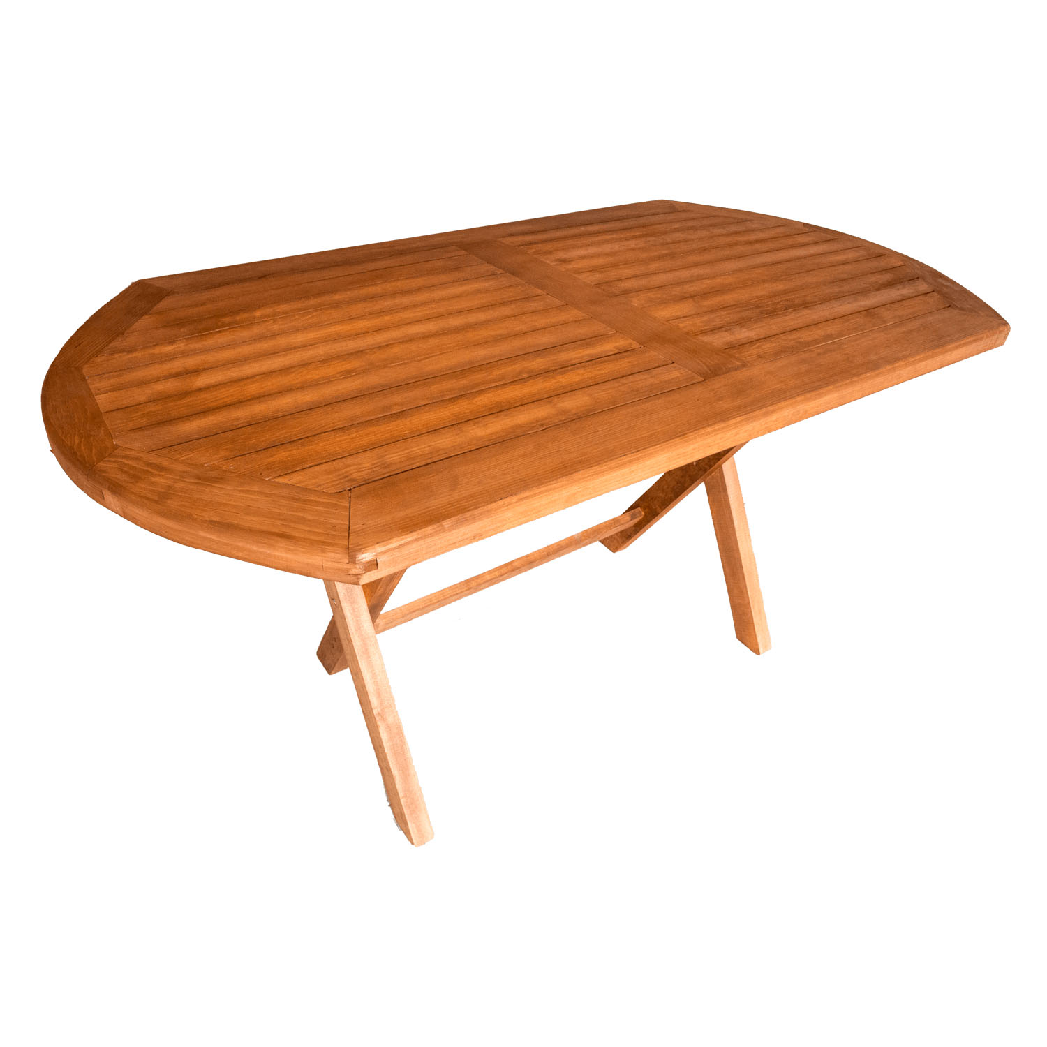 Mesa Ovalada Modelo Jardín, 150x80 . Rústico Tratable . Leer Descripción