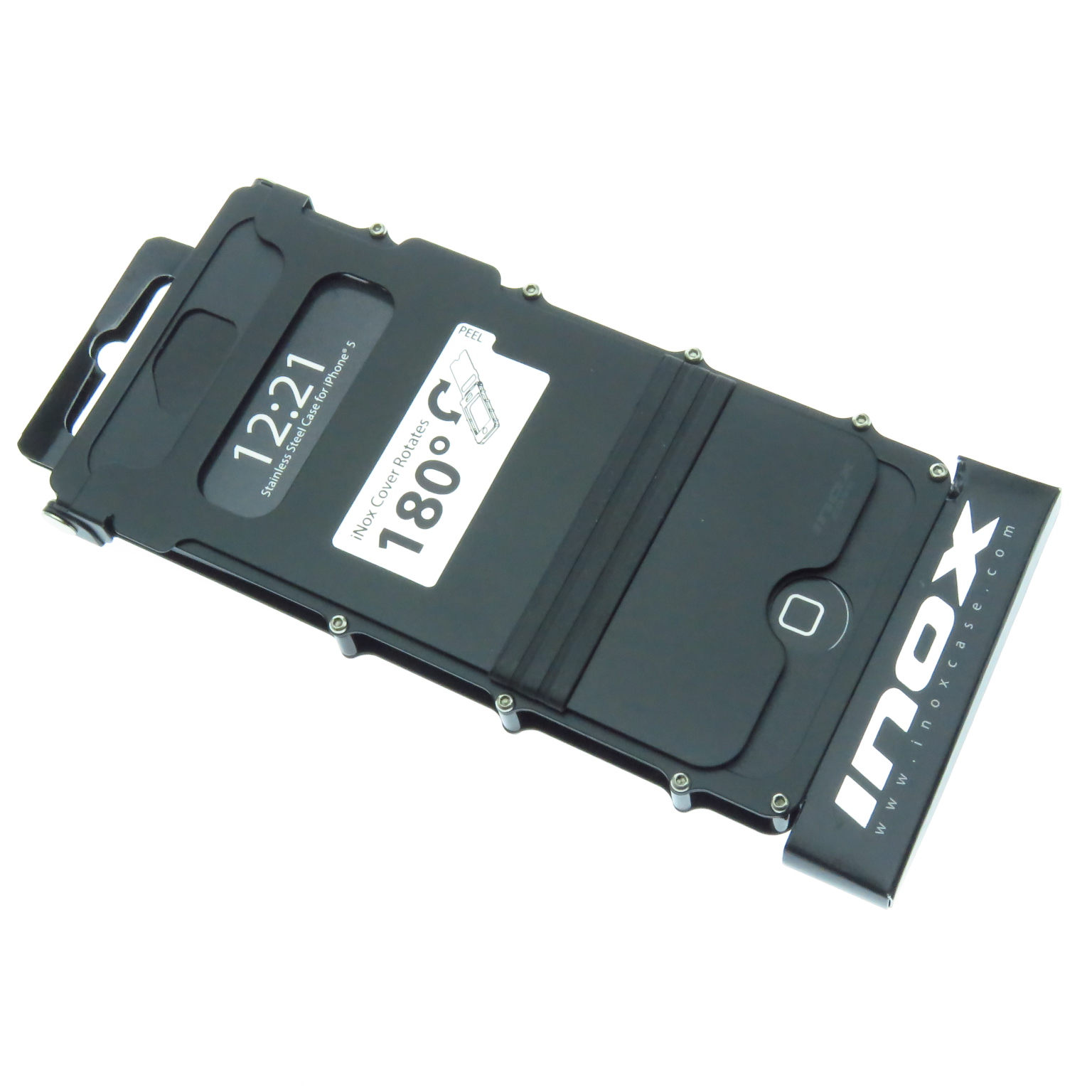 Crinox5K Crkt Inox Case 180 Funda Iphone 5 D Acero Inox Negr