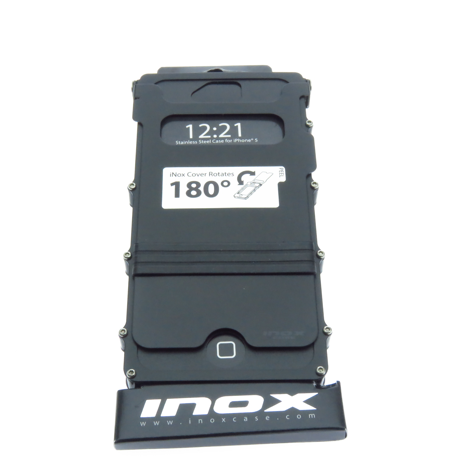 Crinox5K Crkt Inox Case 180 Funda Iphone 5 D Acero Inox Negr