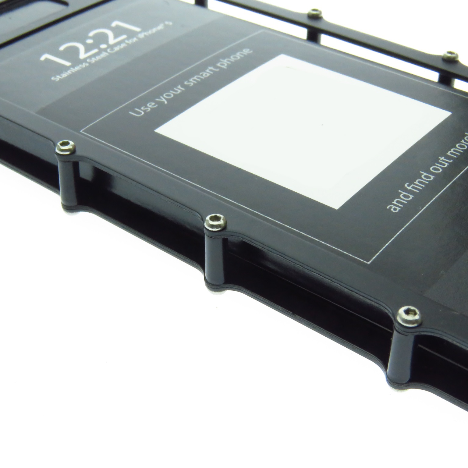 Crinox5K Crkt Inox Case 180 Funda Iphone 5 D Acero Inox Negr