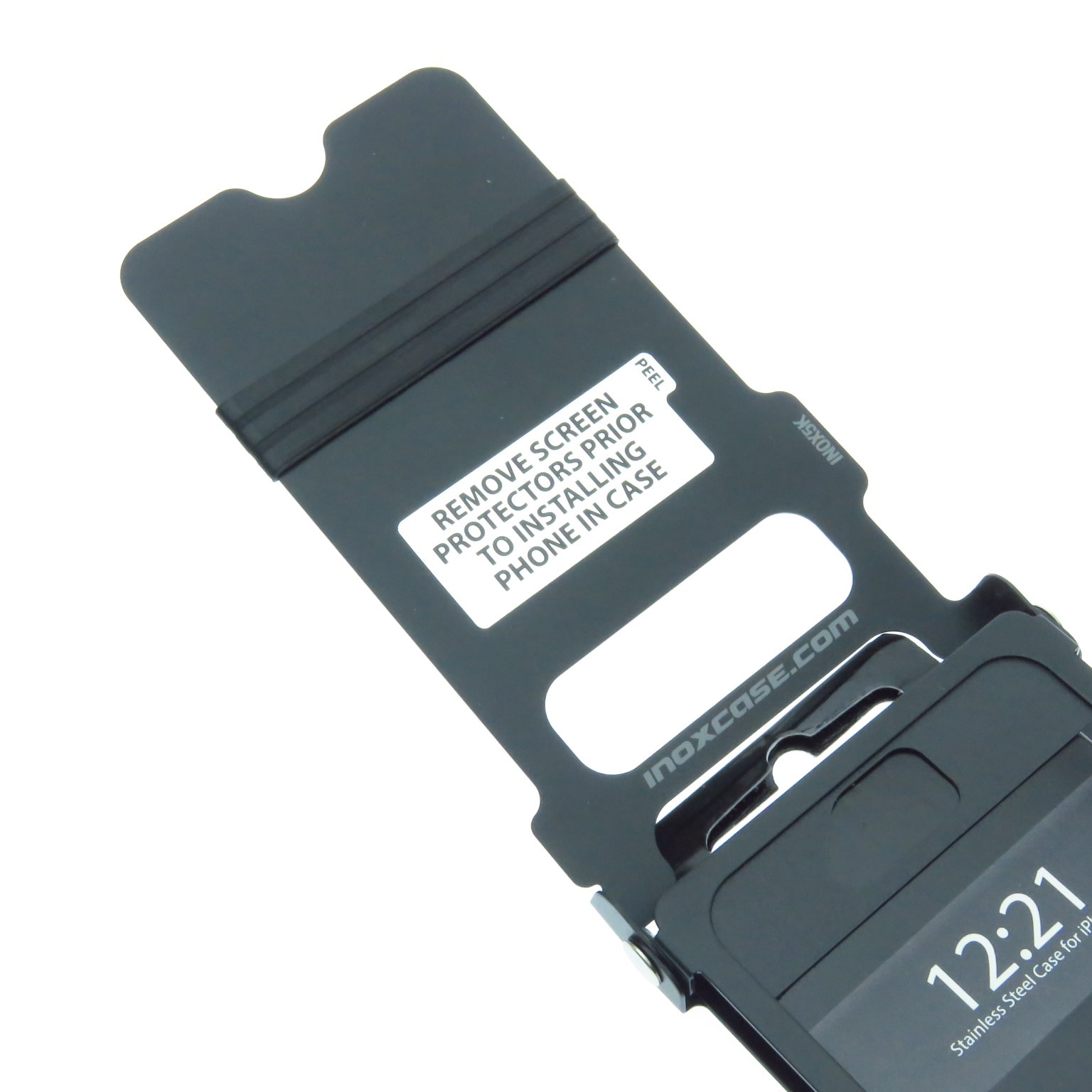 Crinox5K Crkt Inox Case 180 Funda Iphone 5 D Acero Inox Negr