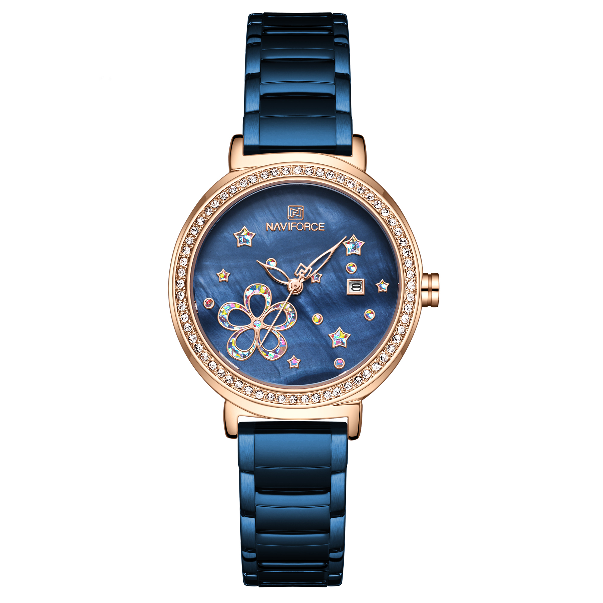 Reloj  Naviforce Original Mujer Dama Acero Elegante 5016az