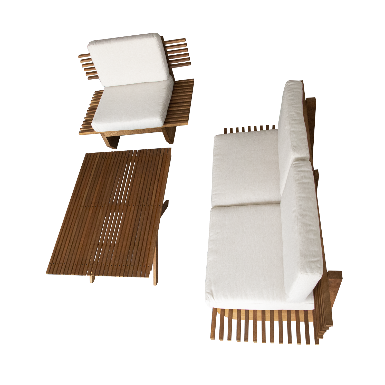 Sala Modelo Terraza 3 personas . Rústico Tratable . Leer Descripción