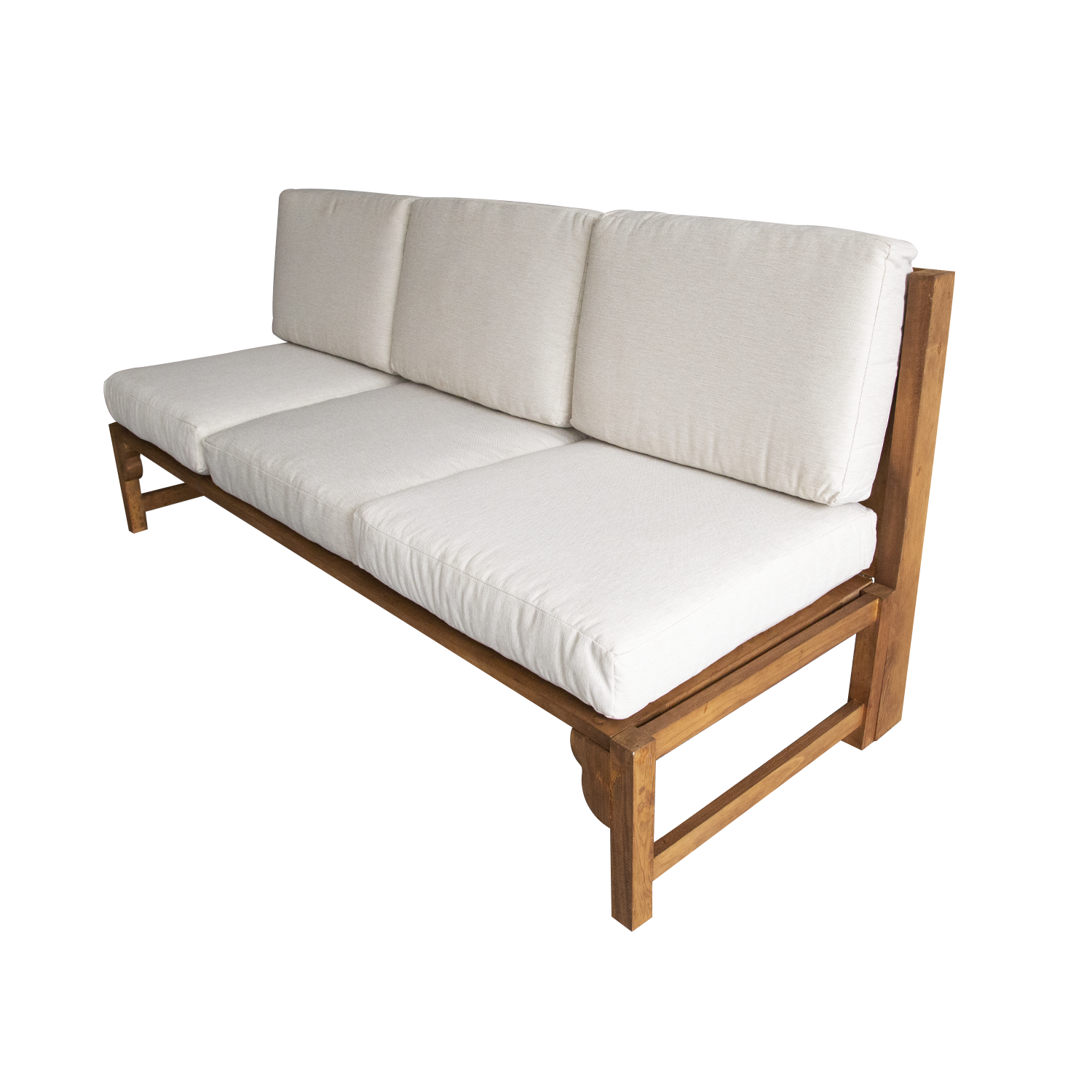 Sillón Modelo Jardín 3 personas . Rústico Tratable . Leer Descripción