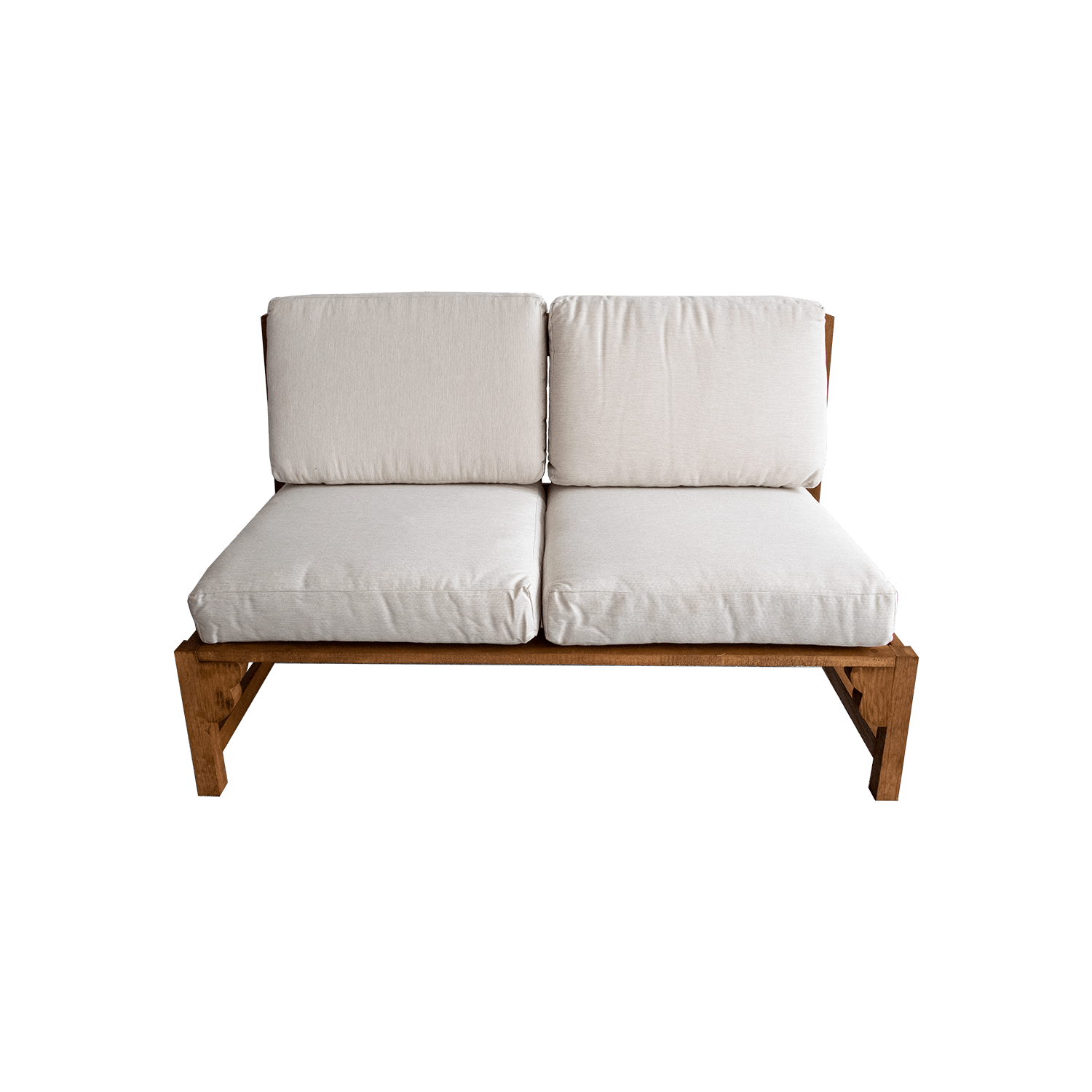 Sillón Modelo Jardín 2 personas . Rústico Tratable . Leer Descripción