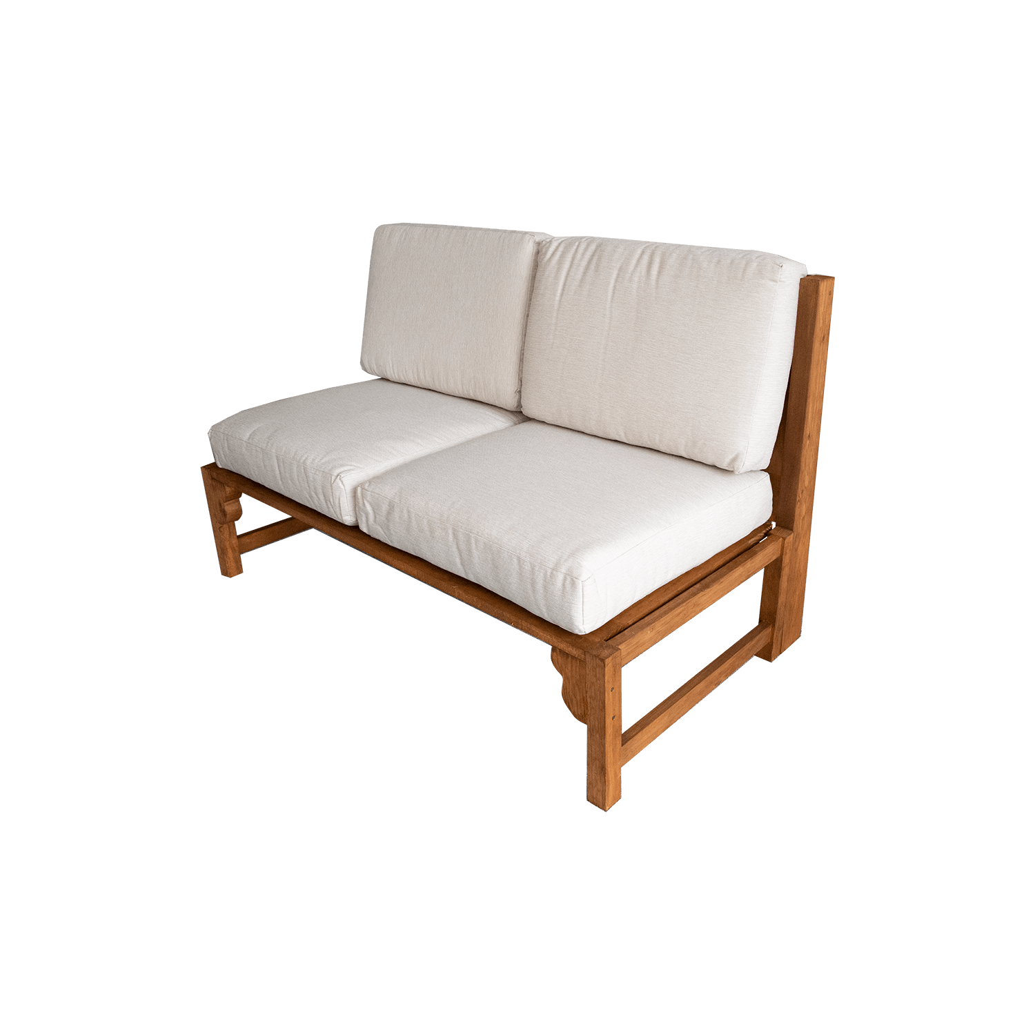 Sillón Modelo Jardín 2 personas . Rústico Tratable . Leer Descripción