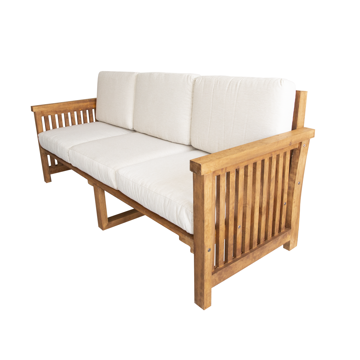 Sillón Modelo Campestre 3 personas . Rústico Tratable . Leer Descripción