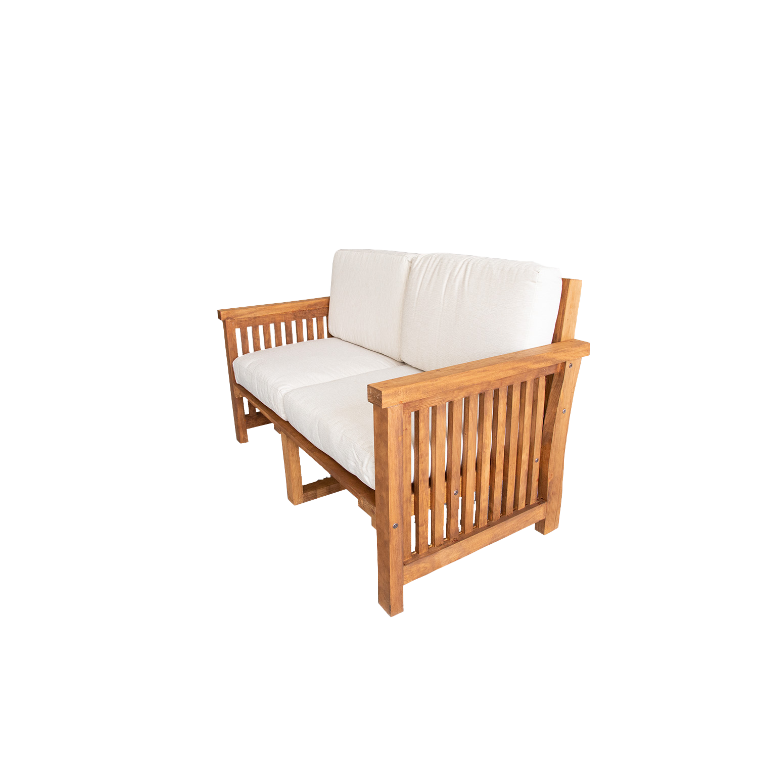 Sillón Modelo Campestre 2 personas . Rústico Tratable . Leer Descripción