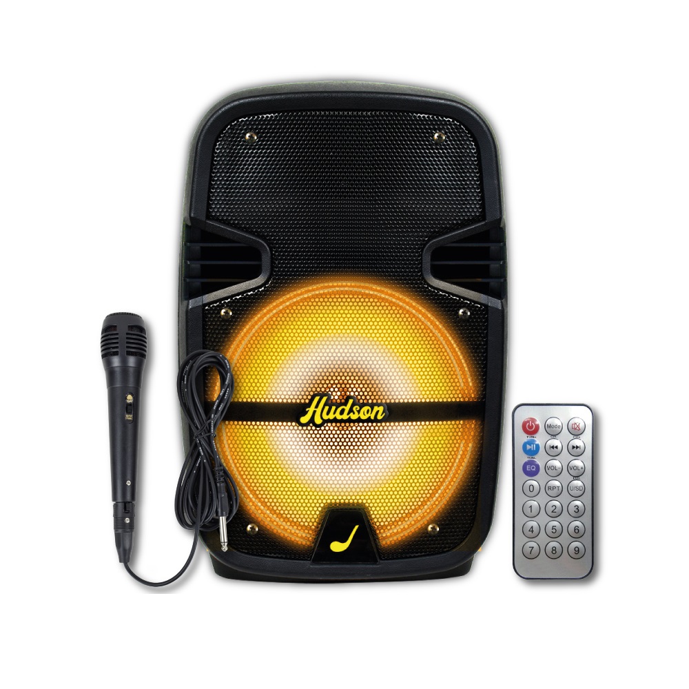 Bocina Bafle Amplificadora Bluetooth Recargable 8puLG Hudson