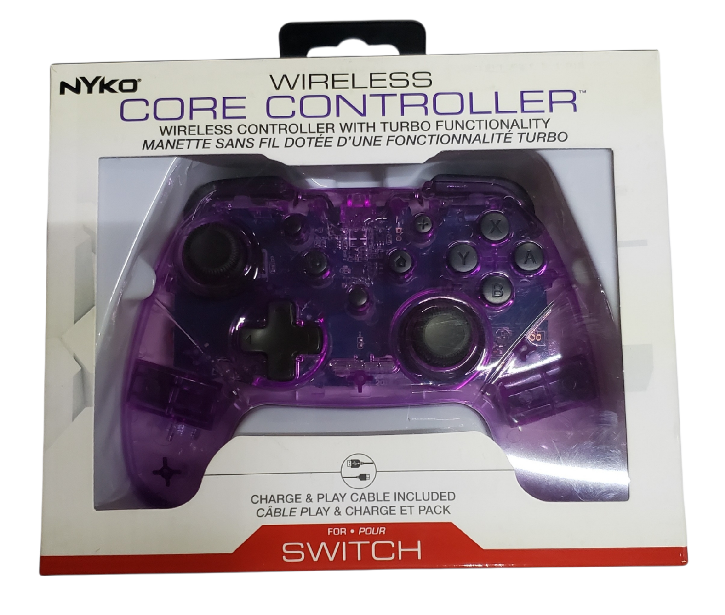 Control Pro Nintendo Switch Morado / Blanco Bluethoot Pc Android Nyko : Bsg
