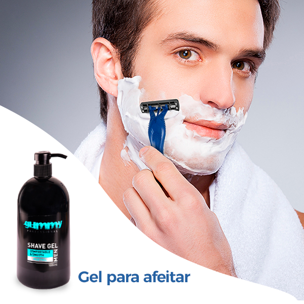 Gel Para Afeitar Barberia Shaving Gel Gummy 1 Litro Menthol