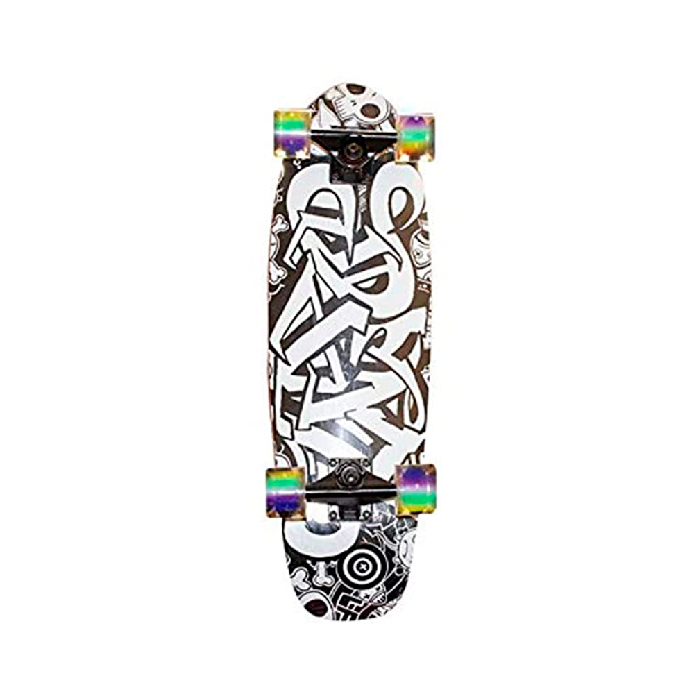 Patineta Tabla De Madera Juvenil Diseño Graffiti Skate