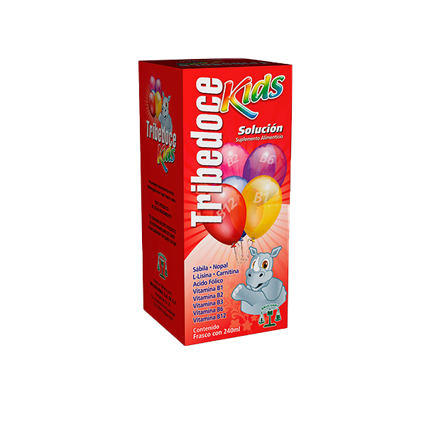 Tribekids Solución, Suplemento Alimenticio , Frasco Con 240ml