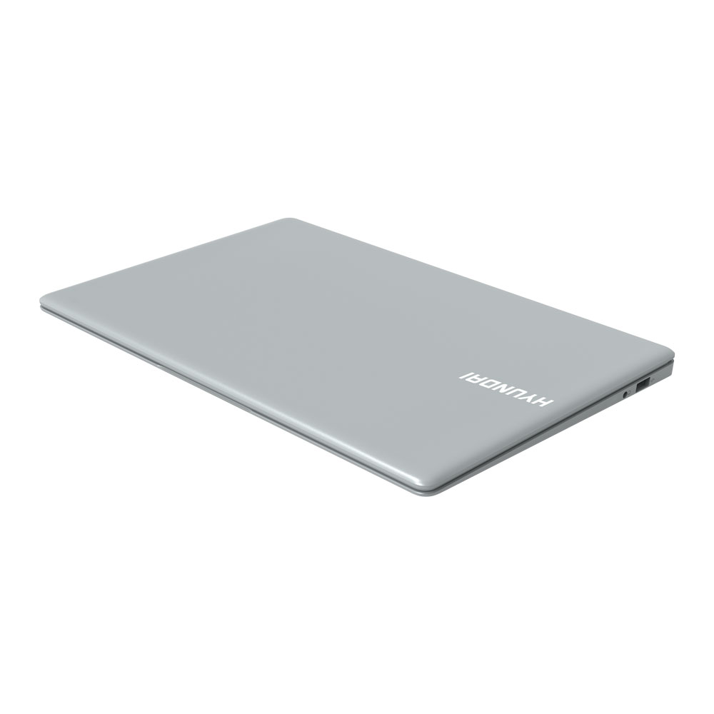 Laptop Hyundai HYbook 14.1 pulgadas Intel Celeron N3060 4 GB Ram 64 GB Teclado Español Windows 10 home Plata + Mochila + Mouse Azul