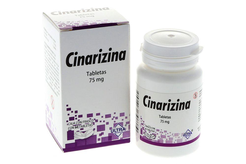 Cinarizina, 75mg Con 60 Tabletas
