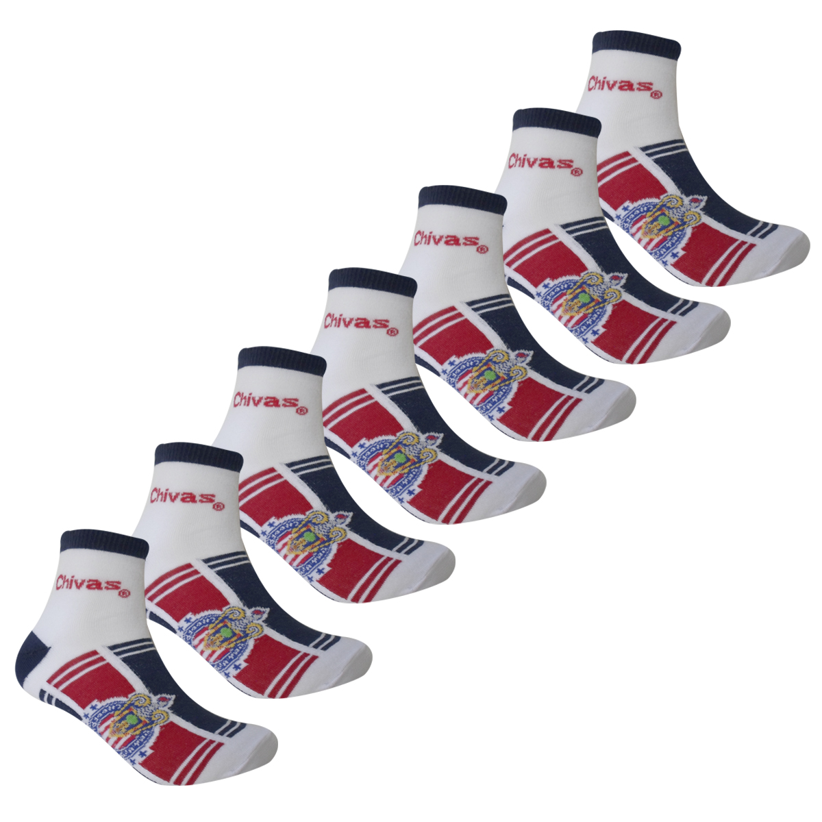 Calcetas Chivas Auténticas Paquete 6 Pares